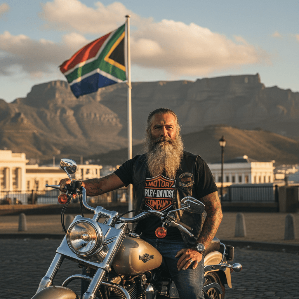 Harley Davidson Cape Town t-shirt Dare to live apparel