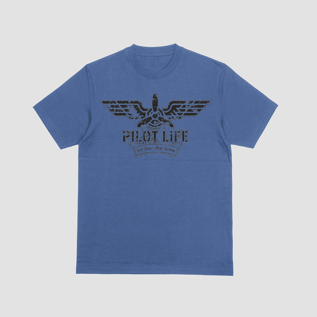 Pilot Life Distressed Aviation T-Shirt Dare to Live Apparel