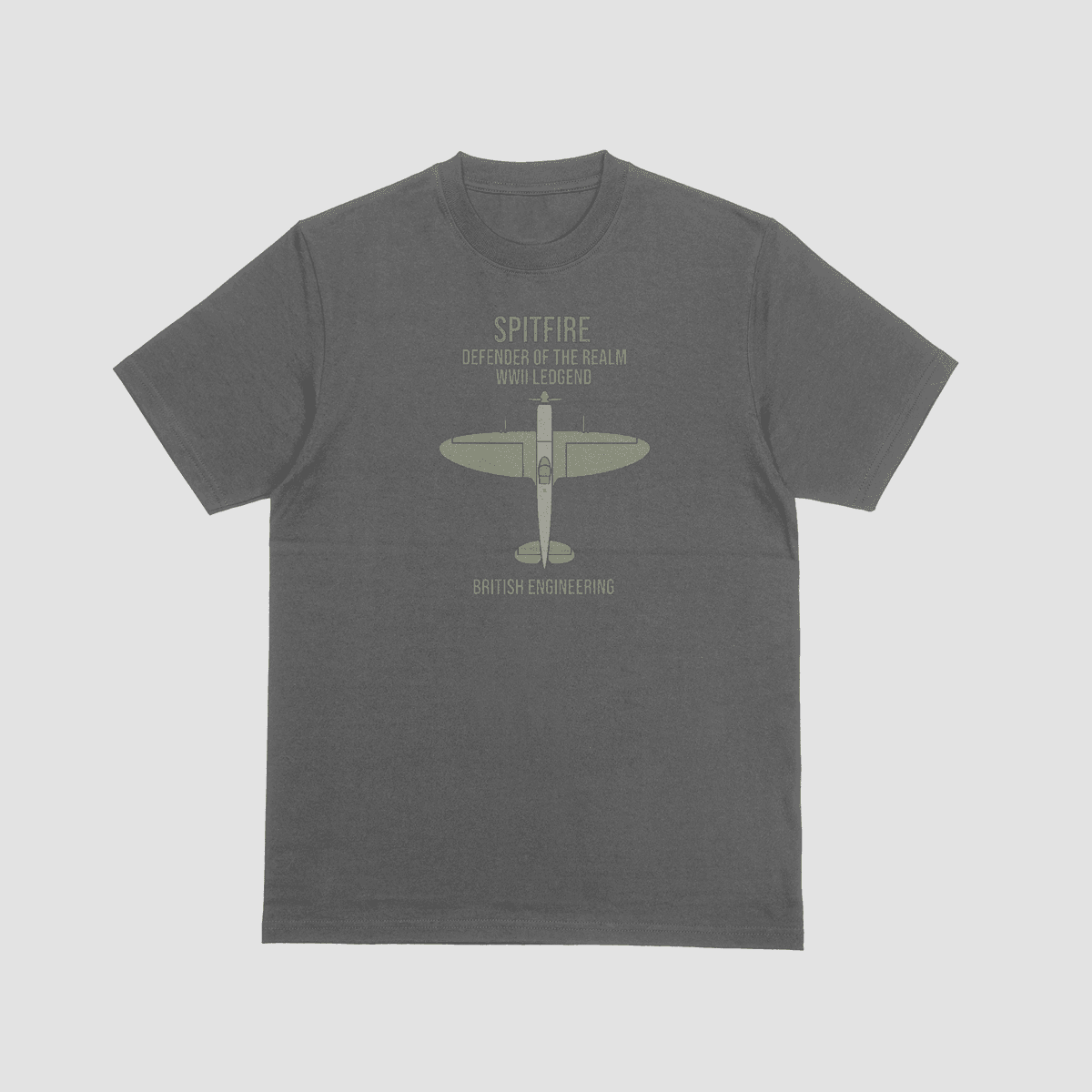 Spitfire - T-shirt Spitfire WW2 aircraft shirt