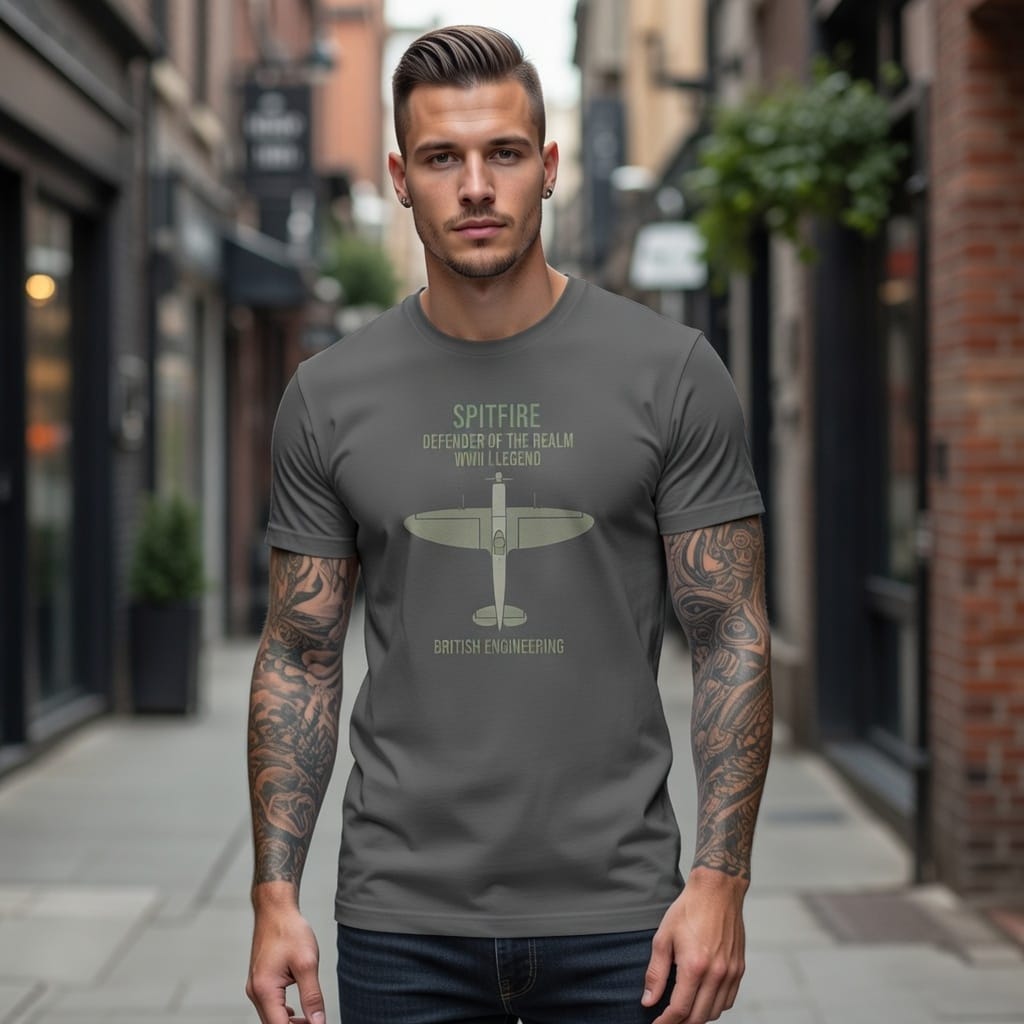 image WWII Spitfire t-shirt Cape Town South Africa