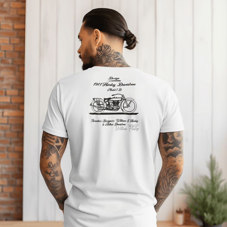 Vintage design Harley Davidson - Mockup (3)